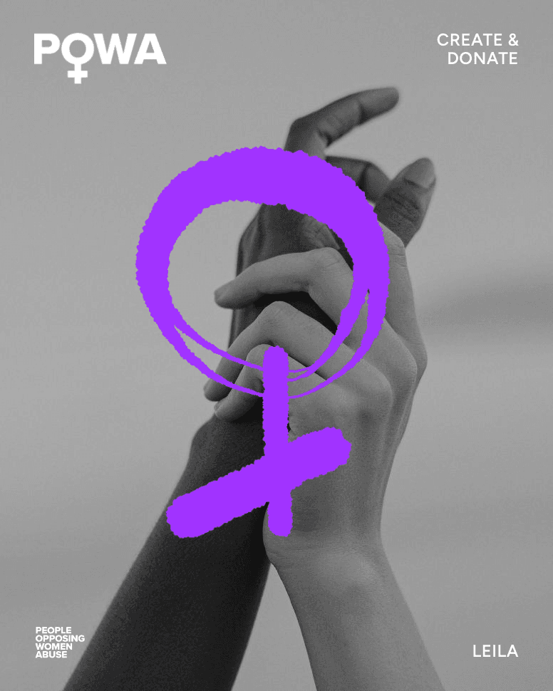 i, leila pledge to stand against women abuse in SA.